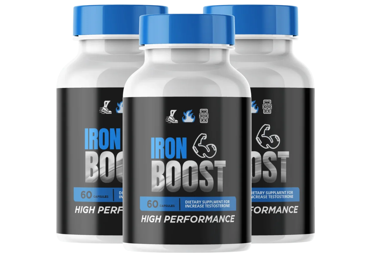 IronBoost Popular Package - 90 Days of Masculine Vitality - 3 Bottles Testosterone Formula